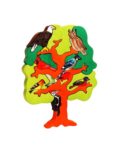 Strom vtáctva - Severná Amerika - 3D puzzle