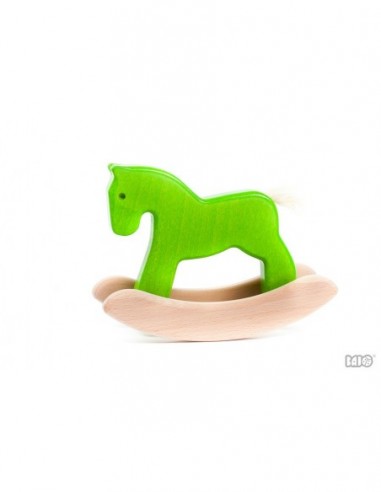 Hojdací koník malý - zelený