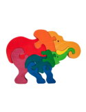 Zvieracia rodinka - Slon - drevené zvieratká
