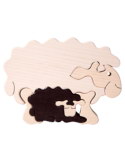 Zvieracia rodina - Ovečka - kvalitné drevené hračky