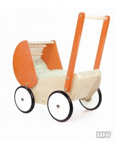 Detské choditko kočiar - oranžový